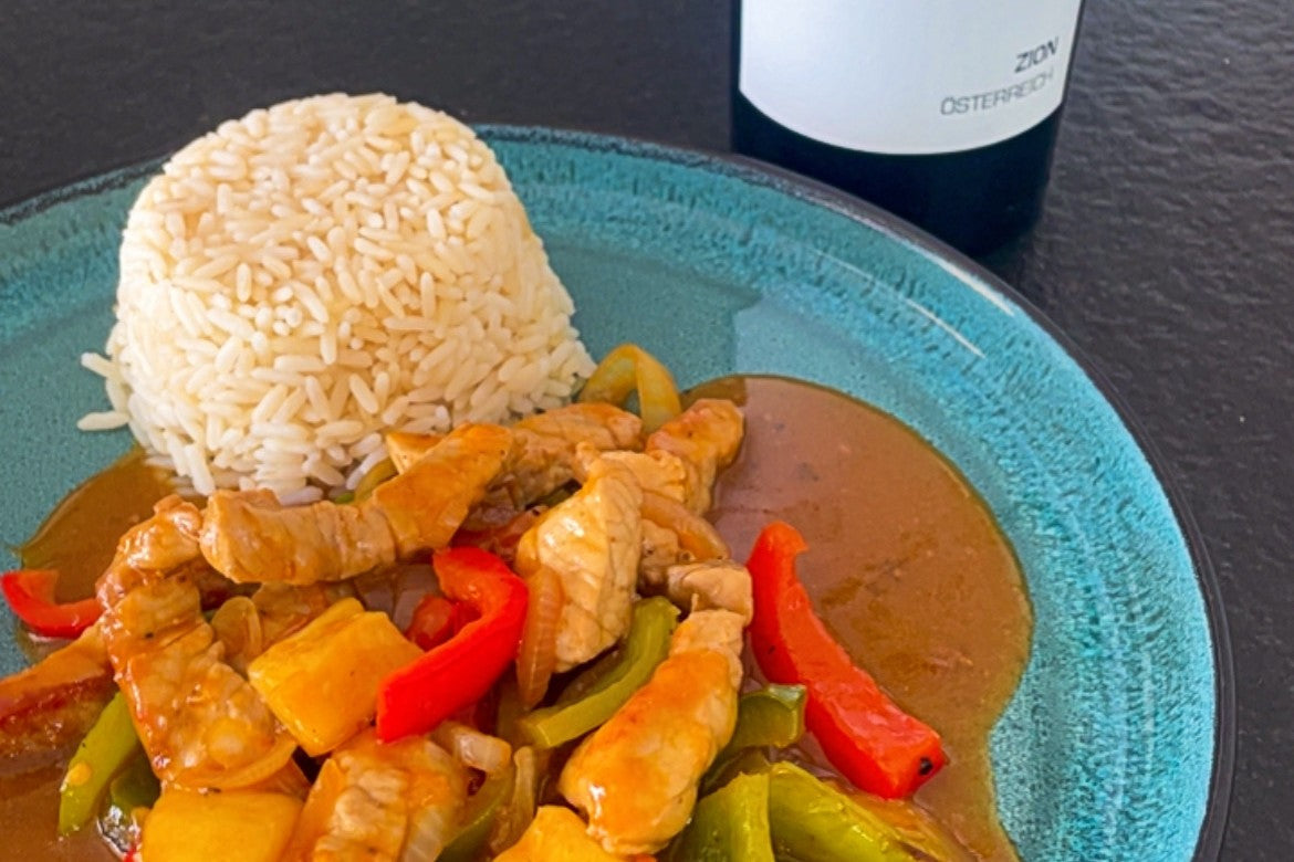 Fernöstliche Aromen treffen unsere Cuvée Zion Weiß