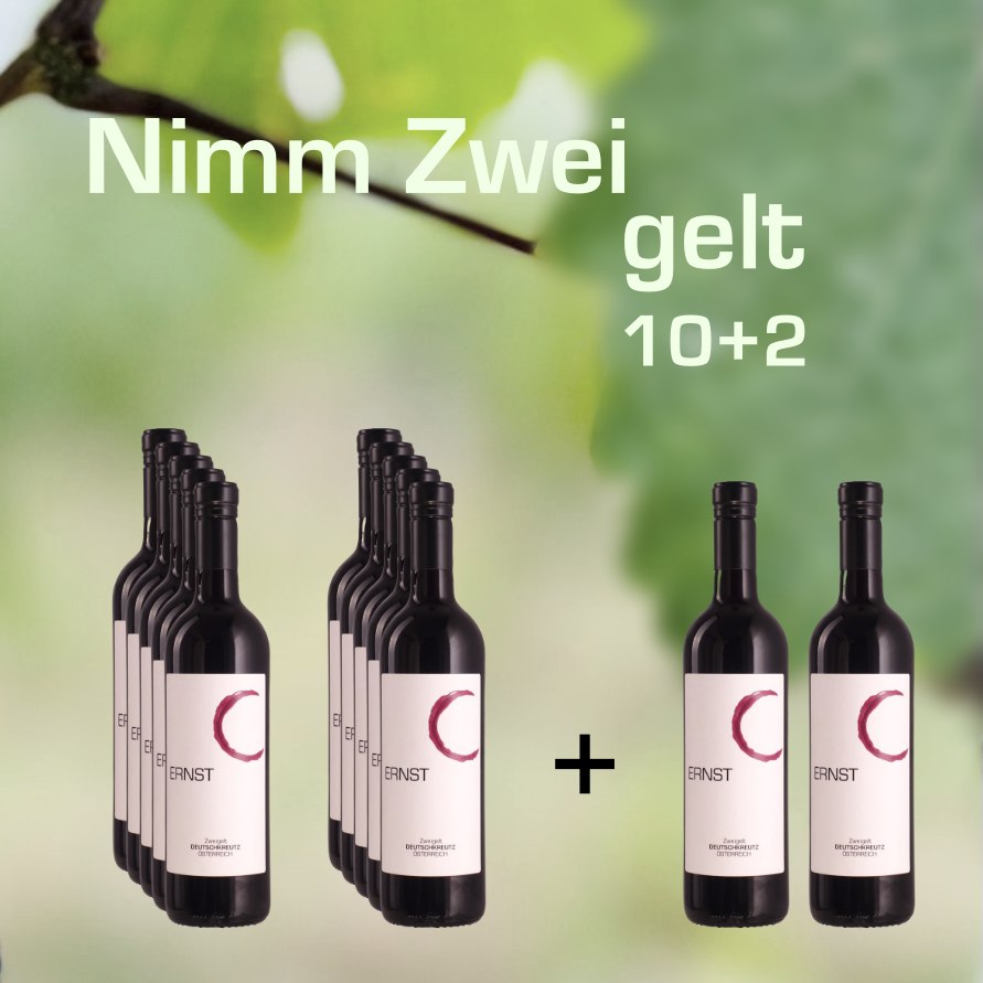 Nimm BIO Zweigelt 10+2 Gratis - Weingut Ernst